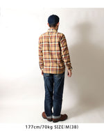 画像をギャラリービューアに読み込む, SUGAR CANE SC29565 TWILL CHECK WORK SHIRT
