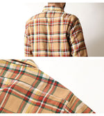 画像をギャラリービューアに読み込む, SUGAR CANE SC29565 TWILL CHECK WORK SHIRT
