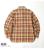 画像をギャラリービューアに読み込む, SUGAR CANE SC29565 TWILL CHECK WORK SHIRT
