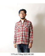 画像をギャラリービューアに読み込む, SUGAR CANE SC29565 TWILL CHECK WORK SHIRT
