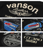 画像をギャラリービューアに読み込む, Vanson × SUZUKI SMV-2401 S/S T-Shirt GT380 Model
