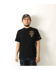 Vanson × SUZUKI SMV-2402 S/S T-Shirt GSX1100S Katana 刀 Model