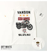 画像をギャラリービューアに読み込む, Vanson × SUZUKI SMV-2402 S/S T-Shirt GSX1100S Katana 刀 Model
