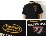 画像をギャラリービューアに読み込む, Vanson × SUZUKI SMV-2402 S/S T-Shirt GSX1100S Katana 刀 Model
