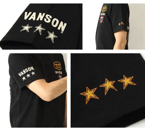 Vanson × SUZUKI SMV-2402 S/S T-Shirt GSX1100S Katana 刀 Model