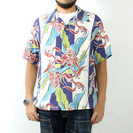 Load image into Gallery viewer, SUN SURF SS39020 RAYON HAWAIIAN SHIRT &quot;TORCH GINGER&quot;
