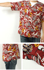 Load image into Gallery viewer, SUN SURF SS39022  RAYON HAWAIIAN SHIRT &quot;ISLAND FEELING&quot;
