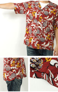 SUN SURF SS39022  RAYON HAWAIIAN SHIRT "ISLAND FEELING"