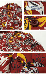 Load image into Gallery viewer, SUN SURF SS39022  RAYON HAWAIIAN SHIRT &quot;ISLAND FEELING&quot;

