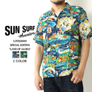 Sun Surf Lot,SS39059 Aloha Shirt SPECIAL EDITION "LAND OF ALOHA"