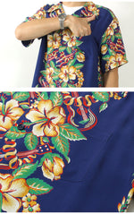 Load image into Gallery viewer, SUN SURF SS39212 RAYON HAWAIIAN SHIRT &quot;BLESSING GIFT FROM HAWAII&quot;
