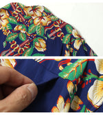 Load image into Gallery viewer, SUN SURF SS39212 RAYON HAWAIIAN SHIRT &quot;BLESSING GIFT FROM HAWAII&quot;
