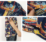 Load image into Gallery viewer, Sun Surf SS39226 RAYON HAWAIIAN SHIRT &quot;THE SONG OF HAWAII&quot;
