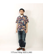 Load image into Gallery viewer, Sun Surf SS39226 RAYON HAWAIIAN SHIRT &quot;THE SONG OF HAWAII&quot;
