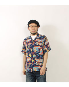 Sun Surf SS39226 RAYON HAWAIIAN SHIRT "THE SONG OF HAWAII"