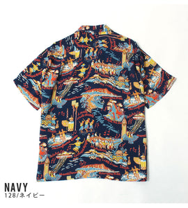 Sun Surf SS39226 RAYON HAWAIIAN SHIRT "THE SONG OF HAWAII"