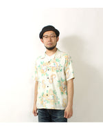 画像をギャラリービューアに読み込む, Sun Surf lot,SS39283 COTTON × LINEN OPEN SHIRT &quot;MACINTOSH UKULELE&quot;
