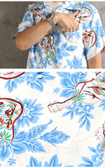 Load image into Gallery viewer, Sun Surf Lot,SS39613 RAYON HAWAIIAN SHIRT "UKULELE MELODY"
