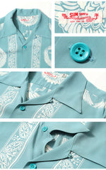 画像をギャラリービューアに読み込む, Sun Surf Lot,SS39629 RAYON HAWAIIAN SHIRT "ORIENTAL BORDER"
