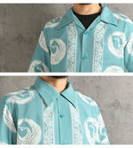 画像をギャラリービューアに読み込む, Sun Surf Lot,SS39629 RAYON HAWAIIAN SHIRT "ORIENTAL BORDER"
