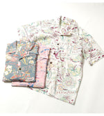 画像をギャラリービューアに読み込む, Sun Surf Lot,SS39693 COTTON LINEN SLUBYARN HAWAIIAN SHIRT "STATE OF HAWAII"
