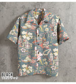 画像をギャラリービューアに読み込む, Sun Surf Lot,SS39693 COTTON LINEN SLUBYARN HAWAIIAN SHIRT "STATE OF HAWAII"
