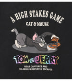Load image into Gallery viewer, Nevermind Lot,TJN-2612 Tom &amp; Jerry Officially Licensed Embroidered Short-Sleeve T-Shirt
