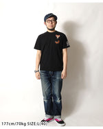 Load image into Gallery viewer, Nevermind Lot,TJN-2612 Tom &amp; Jerry Officially Licensed Embroidered Short-Sleeve T-Shirt
