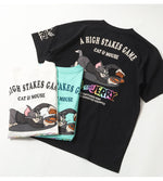 Load image into Gallery viewer, Nevermind Lot,TJN-2612 Tom &amp; Jerry Officially Licensed Embroidered Short-Sleeve T-Shirt
