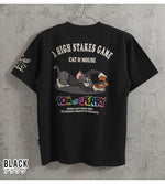 Load image into Gallery viewer, Nevermind Lot,TJN-2612 Tom &amp; Jerry Officially Licensed Embroidered Short-Sleeve T-Shirt

