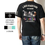 Load image into Gallery viewer, Nevermind Lot,TJN-2612 Tom &amp; Jerry Officially Licensed Embroidered Short-Sleeve T-Shirt
