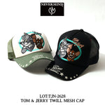 Load image into Gallery viewer, Nevermind Lot,TJN-2628 TOM &amp; JERRY TWILL MESH CAP
