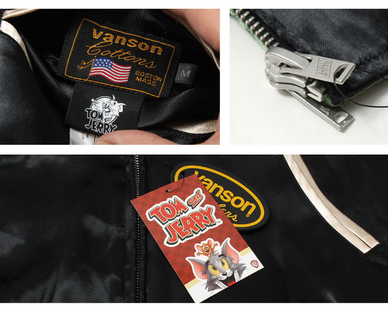 Vanson Lot,TJV-2409 Tom & Jerry Souvenir Jacket