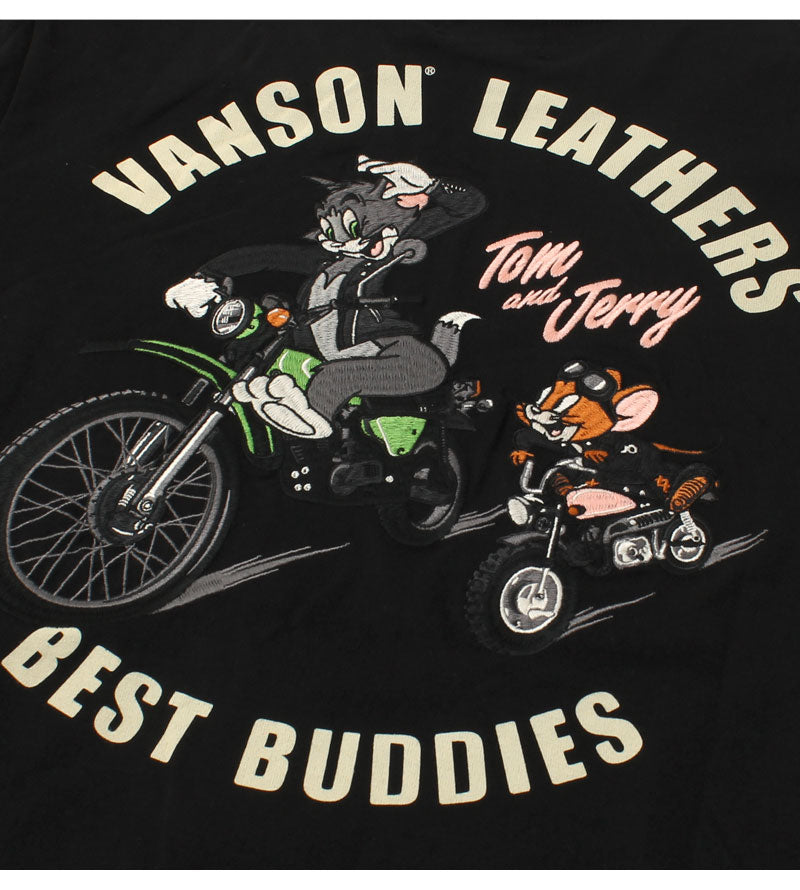 Vanson × Tom & Jerry TJV-2421 S/S T-Shirt