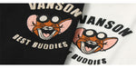 画像をギャラリービューアに読み込む, Vanson × Tom &amp; Jerry TJV-2421 S/S T-Shirt
