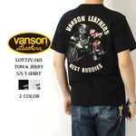 画像をギャラリービューアに読み込む, Vanson × Tom &amp; Jerry TJV-2421 S/S T-Shirt
