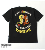 画像をギャラリービューアに読み込む, Vanson × Tom &amp; Jerry TJV-2423 S/S T-Shirt
