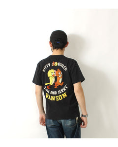 Vanson × Tom & Jerry TJV-2423 S/S T-Shirt