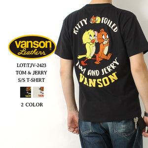 Vanson × Tom & Jerry TJV-2423 S/S T-Shirt