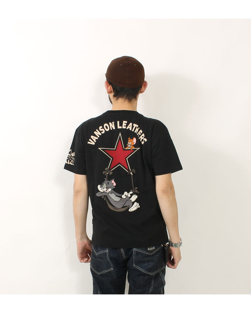 Vanson × Tom & Jerry TJV-2429 S/S T-Shirt