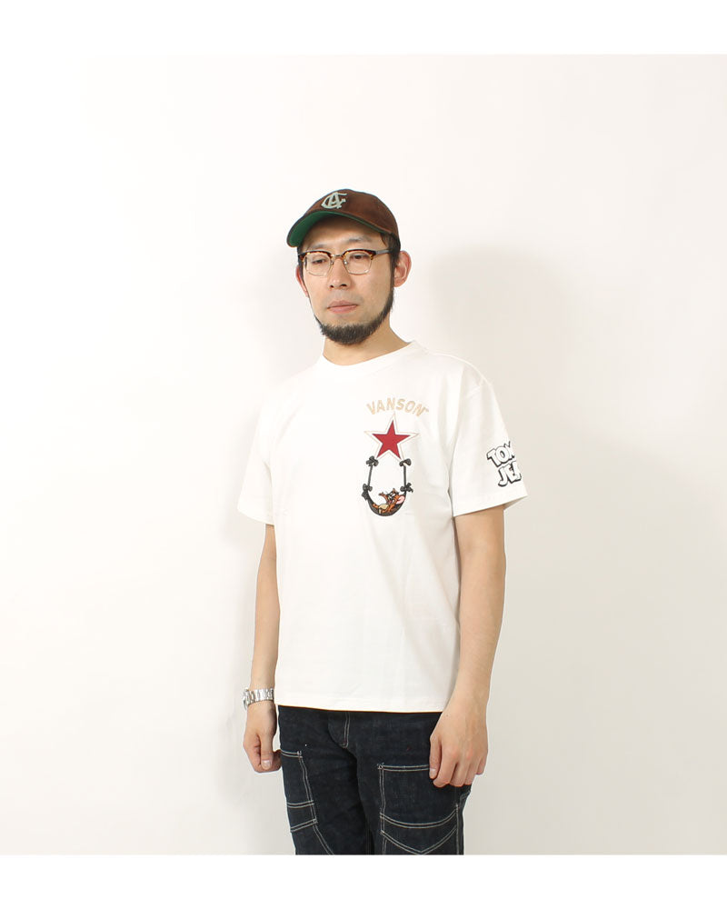 Vanson × Tom & Jerry TJV-2429 S/S T-Shirt