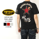 画像をギャラリービューアに読み込む, Vanson × Tom &amp; Jerry TJV-2429 S/S T-Shirt
