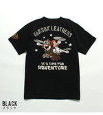 Load image into Gallery viewer, VANSON TJV-2517 Tom &amp; Jerry collaboration embroidered jersey T-shirt
