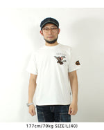 Load image into Gallery viewer, VANSON TJV-2517 Tom &amp; Jerry collaboration embroidered jersey T-shirt

