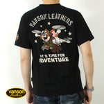 Load image into Gallery viewer, VANSON TJV-2517 Tom &amp; Jerry collaboration embroidered jersey T-shirt
