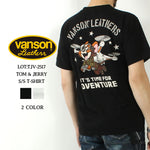 Load image into Gallery viewer, VANSON TJV-2517 Tom &amp; Jerry collaboration embroidered jersey T-shirt
