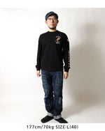 画像をギャラリービューアに読み込む, VANSON TJV-2526 Tom &amp; Jerry collaboration embroidered jersey long-sleeved T-shirt
