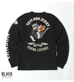 画像をギャラリービューアに読み込む, VANSON TJV-2526 Tom &amp; Jerry collaboration embroidered jersey long-sleeved T-shirt
