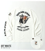 画像をギャラリービューアに読み込む, VANSON TJV-2526 Tom &amp; Jerry collaboration embroidered jersey long-sleeved T-shirt
