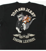 画像をギャラリービューアに読み込む, VANSON TJV-2526 Tom &amp; Jerry collaboration embroidered jersey long-sleeved T-shirt
